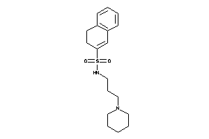 Image of N-(3-piperidinopropyl)-3,4-dihydronaphthalene-2-sulfonamide