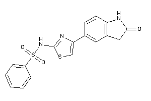 N-[4-(2-ketoindolin-5-yl)thiazol-2-yl]benzenesulfonamide