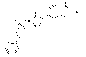 N-[4-(2-ketoindolin-5-yl)-4-thiazolin-2-ylidene]-2-phenyl-ethenesulfonamide