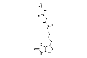 N-[2-(cyclopropylamino)-2-keto-ethyl]-5-(2-keto-1,3,3a,4,6,6a-hexahydrothieno[3,4-d]imidazol-4-yl)valeramide