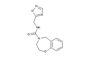 N-(1,2,4-oxadiazol-5-ylmethyl)-3,5-dihydro-2H-1,4-benzoxazepine-4-carboxamide