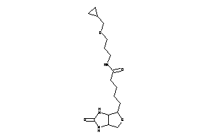 N-[3-(cyclopropylmethoxy)propyl]-5-(2-keto-1,3,3a,4,6,6a-hexahydrothieno[3,4-d]imidazol-4-yl)valeramide