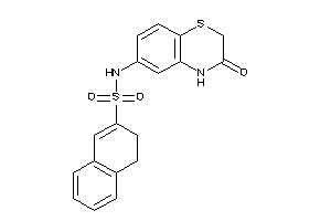 Image of N-(3-keto-4H-1,4-benzothiazin-6-yl)-3,4-dihydronaphthalene-2-sulfonamide