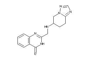 2-[(5,6,7,8-tetrahydro-[1,2,4]triazolo[1,5-a]pyridin-6-ylamino)methyl]-3H-quinazolin-4-one