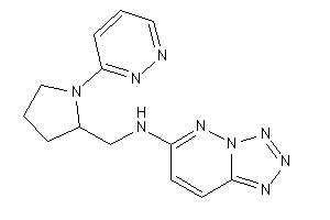 (1-pyridazin-3-ylpyrrolidin-2-yl)methyl-(tetrazolo[5,1-f]pyridazin-6-yl)amine