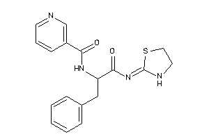 N-[1-benzyl-2-keto-2-(thiazolidin-2-ylideneamino)ethyl]nicotinamide