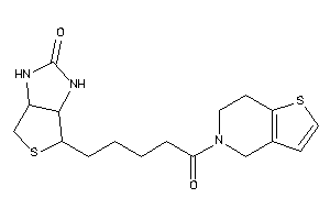 6-[5-(6,7-dihydro-4H-thieno[3,2-c]pyridin-5-yl)-5-keto-pentyl]-1,3,3a,4,6,6a-hexahydrothieno[3,4-d]imidazol-2-one