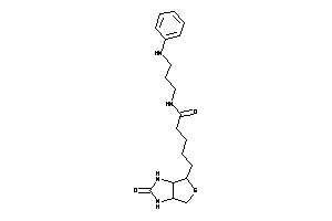 N-(3-anilinopropyl)-5-(2-keto-1,3,3a,4,6,6a-hexahydrothieno[3,4-d]imidazol-4-yl)valeramide