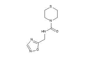 N-(1,2,4-oxadiazol-5-ylmethyl)thiomorpholine-4-carboxamide