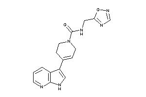 N-(1,2,4-oxadiazol-5-ylmethyl)-4-(1H-pyrrolo[2,3-b]pyridin-3-yl)-3,6-dihydro-2H-pyridine-1-carboxamide