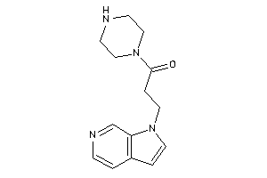 1-piperazino-3-pyrrolo[2,3-c]pyridin-1-yl-propan-1-one