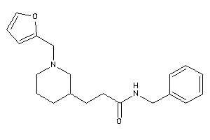 N-benzyl-3-[1-(2-furfuryl)-3-piperidyl]propionamide