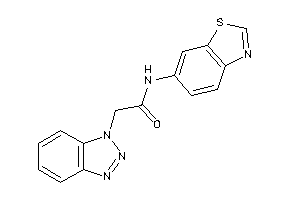 N-(1,3-benzothiazol-6-yl)-2-(benzotriazol-1-yl)acetamide