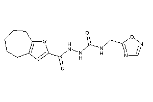 1-(1,2,4-oxadiazol-5-ylmethyl)-3-(5,6,7,8-tetrahydro-4H-cyclohepta[b]thiophene-2-carbonylamino)urea