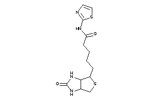 Image of 5-(2-keto-1,3,3a,4,6,6a-hexahydrothieno[3,4-d]imidazol-4-yl)-N-thiazol-2-yl-valeramide