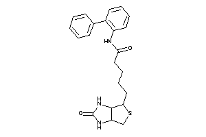 5-(2-keto-1,3,3a,4,6,6a-hexahydrothieno[3,4-d]imidazol-4-yl)-N-(2-phenylphenyl)valeramide