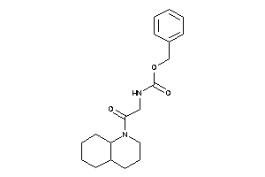 N-[2-(3,4,4a,5,6,7,8,8a-octahydro-2H-quinolin-1-yl)-2-keto-ethyl]carbamic Acid Benzyl Ester