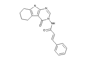 N-(4-keto-5,6,7,8-tetrahydrobenzothiopheno[2,3-d]pyrimidin-3-yl)-3-phenyl-acrylamide