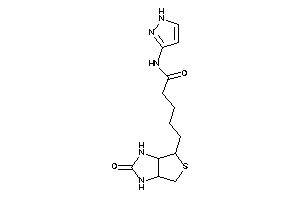 5-(2-keto-1,3,3a,4,6,6a-hexahydrothieno[3,4-d]imidazol-4-yl)-N-(1H-pyrazol-3-yl)valeramide
