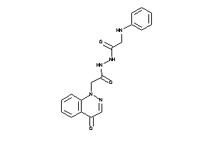 2-anilino-N'-[2-(4-ketocinnolin-1-yl)acetyl]acetohydrazide