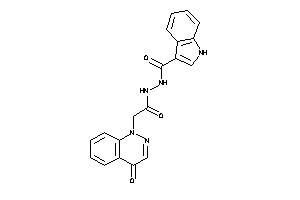 Image of N'-[2-(4-ketocinnolin-1-yl)acetyl]-1H-indole-3-carbohydrazide