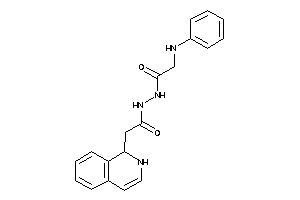 Image of 2-anilino-N'-[2-(1,2-dihydroisoquinolin-1-yl)acetyl]acetohydrazide