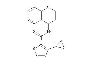 3-cyclopropyl-N-thiochroman-4-yl-thiophene-2-carboxamide