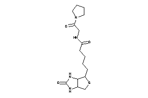 5-(2-keto-1,3,3a,4,6,6a-hexahydrothieno[3,4-d]imidazol-4-yl)-N-(2-keto-2-pyrrolidino-ethyl)valeramide
