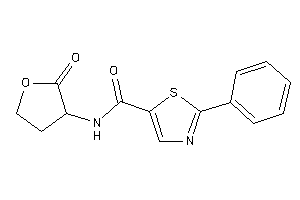 N-(2-ketotetrahydrofuran-3-yl)-2-phenyl-thiazole-5-carboxamide