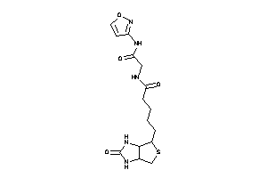 N-[2-(isoxazol-3-ylamino)-2-keto-ethyl]-5-(2-keto-1,3,3a,4,6,6a-hexahydrothieno[3,4-d]imidazol-4-yl)valeramide