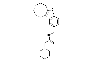 N-(6,7,8,9,10,11-hexahydro-5H-cycloocta[b]indol-2-ylmethyl)-2-piperidino-acetamide