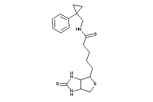 5-(2-keto-1,3,3a,4,6,6a-hexahydrothieno[3,4-d]imidazol-4-yl)-N-[(1-phenylcyclopropyl)methyl]valeramide