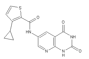 3-cyclopropyl-N-(2,4-diketo-1H-pyrido[2,3-d]pyrimidin-6-yl)thiophene-2-carboxamide