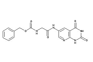 N-[2-[(2,4-diketo-1H-pyrido[2,3-d]pyrimidin-6-yl)amino]-2-keto-ethyl]carbamic Acid Benzyl Ester