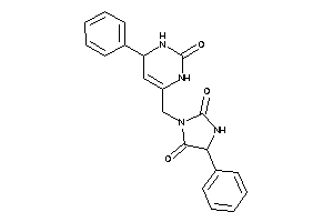 3-[(2-keto-4-phenyl-3,4-dihydro-1H-pyrimidin-6-yl)methyl]-5-phenyl-hydantoin