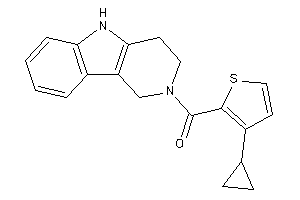 (3-cyclopropyl-2-thienyl)-(1,3,4,5-tetrahydropyrido[4,3-b]indol-2-yl)methanone