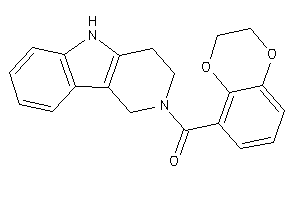 2,3-dihydro-1,4-benzodioxin-5-yl(1,3,4,5-tetrahydropyrido[4,3-b]indol-2-yl)methanone