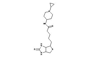 N-(1-cyclopropyl-4-piperidyl)-5-(2-keto-1,3,3a,4,6,6a-hexahydrothieno[3,4-d]imidazol-4-yl)valeramide