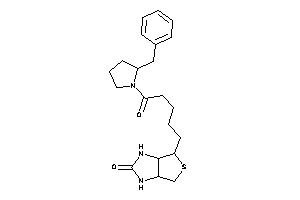 6-[5-(2-benzylpyrrolidino)-5-keto-pentyl]-1,3,3a,4,6,6a-hexahydrothieno[3,4-d]imidazol-2-one