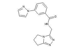 N-(6,7-dihydro-5H-pyrrolo[2,1-c][1,2,4]triazol-3-ylmethyl)-3-pyrazol-1-yl-benzamide