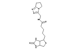 N-(6,7-dihydro-5H-pyrrolo[2,1-c][1,2,4]triazol-3-ylmethyl)-5-(2-keto-1,3,3a,4,6,6a-hexahydrothieno[3,4-d]imidazol-4-yl)valeramide