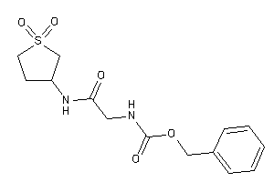 N-[2-[(1,1-diketothiolan-3-yl)amino]-2-keto-ethyl]carbamic Acid Benzyl Ester