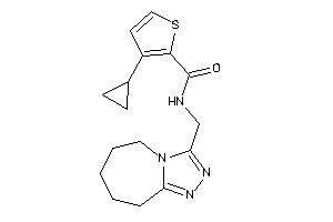 3-cyclopropyl-N-(6,7,8,9-tetrahydro-5H-[1,2,4]triazolo[4,3-a]azepin-3-ylmethyl)thiophene-2-carboxamide