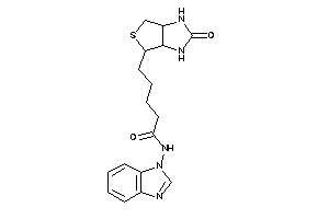 N-(benzimidazol-1-yl)-5-(2-keto-1,3,3a,4,6,6a-hexahydrothieno[3,4-d]imidazol-4-yl)valeramide