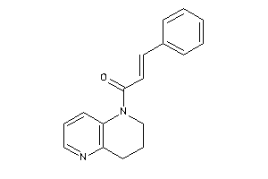 1-(3,4-dihydro-2H-1,5-naphthyridin-1-yl)-3-phenyl-prop-2-en-1-one