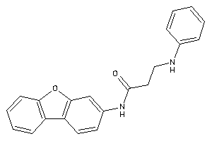 3-anilino-N-dibenzofuran-3-yl-propionamide