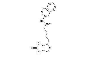 5-(2-keto-1,3,3a,4,6,6a-hexahydrothieno[3,4-d]imidazol-4-yl)-N-(2-naphthyl)valeramide