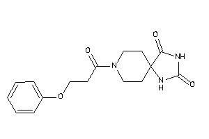 Image of 8-(3-phenoxypropanoyl)-2,4,8-triazaspiro[4.5]decane-1,3-quinone