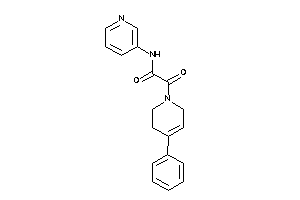 2-keto-2-(4-phenyl-3,6-dihydro-2H-pyridin-1-yl)-N-(3-pyridyl)acetamide