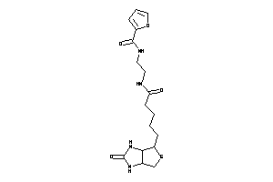 N-[2-[5-(2-keto-1,3,3a,4,6,6a-hexahydrothieno[3,4-d]imidazol-4-yl)pentanoylamino]ethyl]-2-furamide